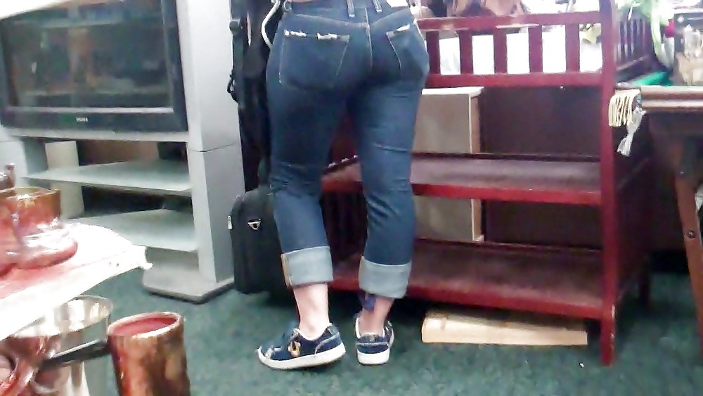 Beautiful girls butts & ass in jeans  #7563896