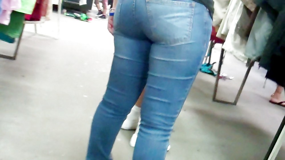 Beautiful girls butts & ass in jeans  #7564406