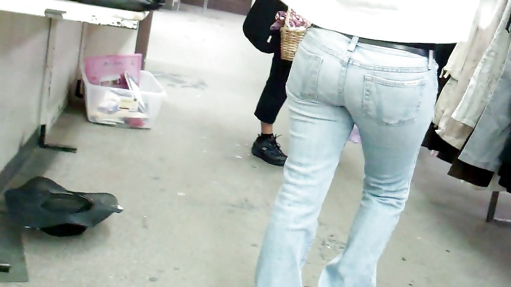 Beautiful girls butts & ass in jeans  #7565398
