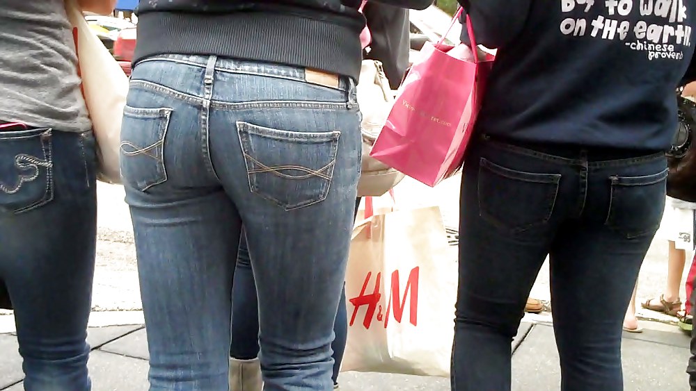 Beautiful girls butts & ass in jeans  #7566315