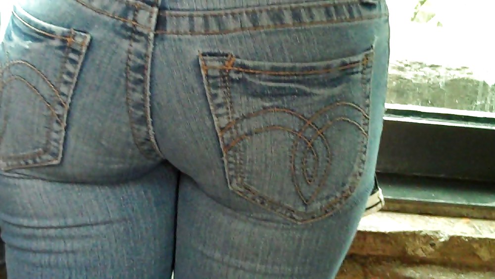 Beautiful girls butts & ass in jeans  #7566402