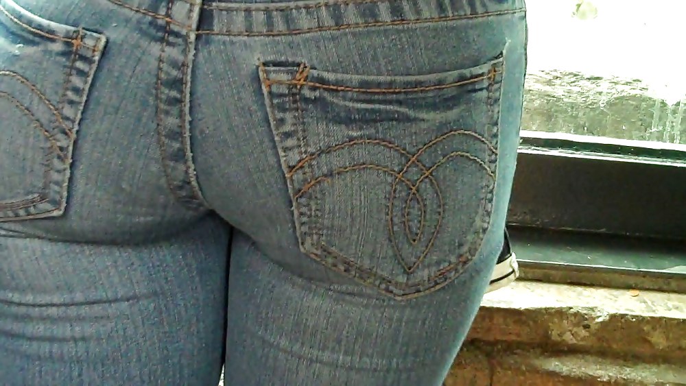 Beautiful girls butts & ass in jeans  #7566410