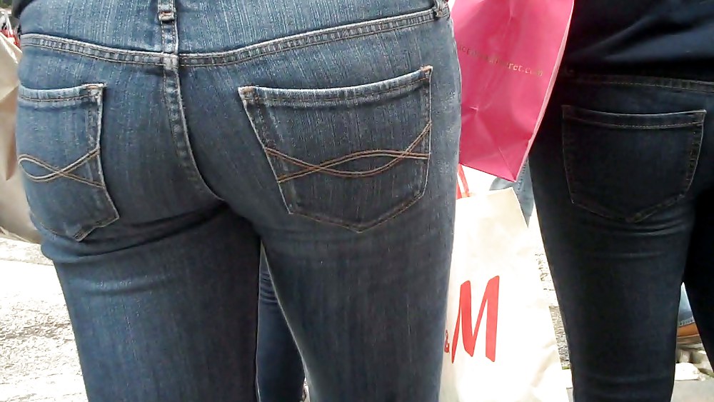 Beautiful girls butts & ass in jeans  #7566556