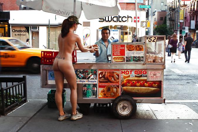 Nude Tour in NYC Streets by TROC #10172864