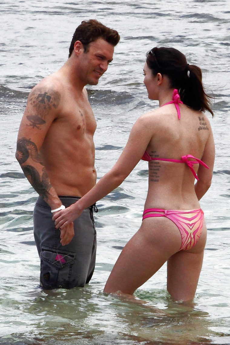 Megan Fox Pink Bikini at the beach in Hawaii #4228506