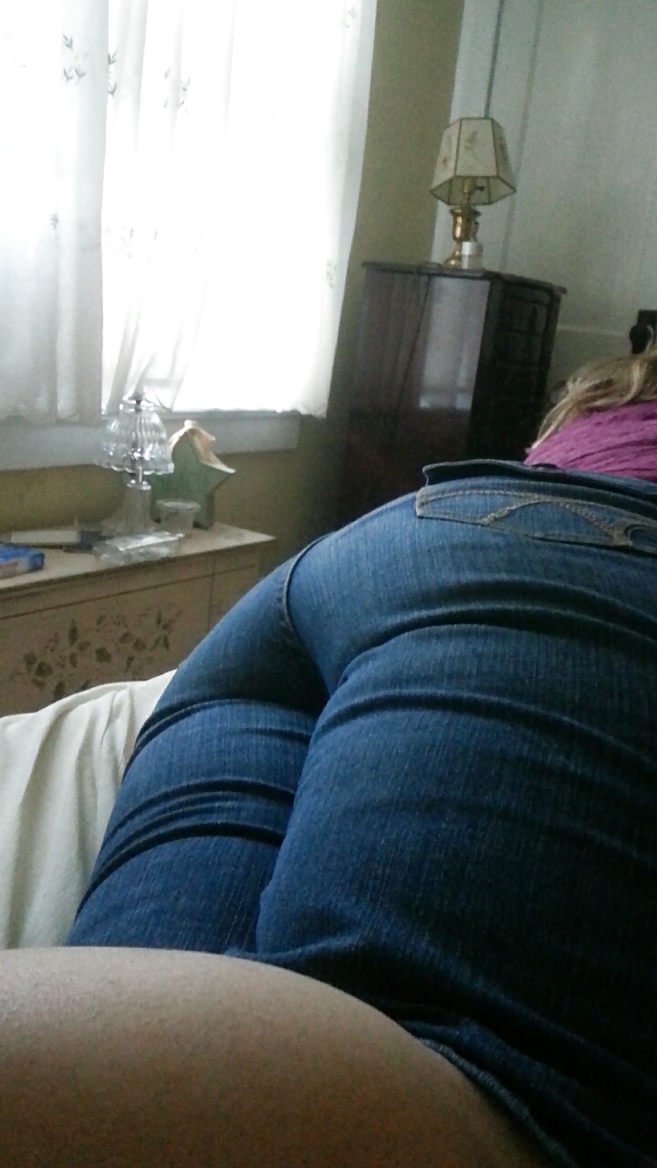 Wife in her tight ass jeans #4169539