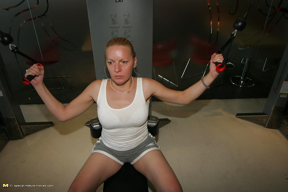 Naked Mature Mothers do Naked Exercises at Gym PART 2 #22085132