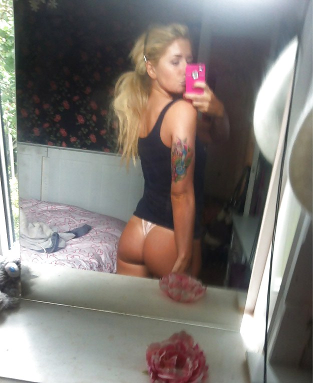 Self Pics Teens Young Girls Mirror Shots Ass #14328474