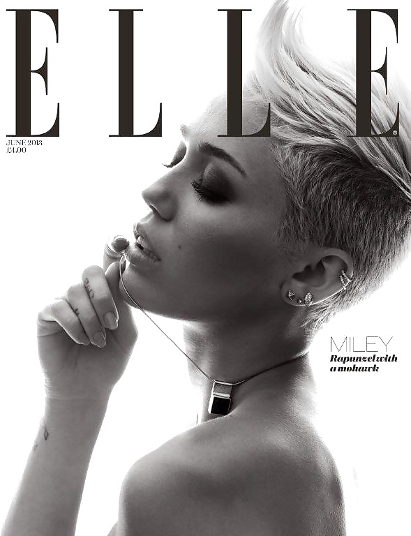 Sexy Miley Cyrus Photoshoot for ELLE UK, June 2013 #18347654