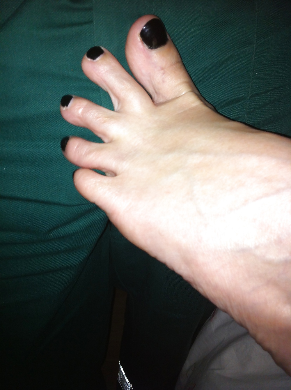 A little foot tease before i sadly had to go to work #9252413