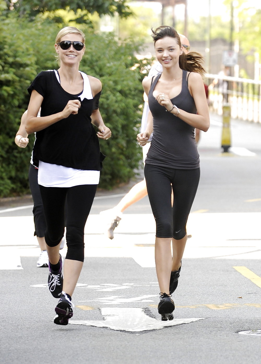 Miranda Kerr Et Heidi Klum Jogging Autour De New York #4627323