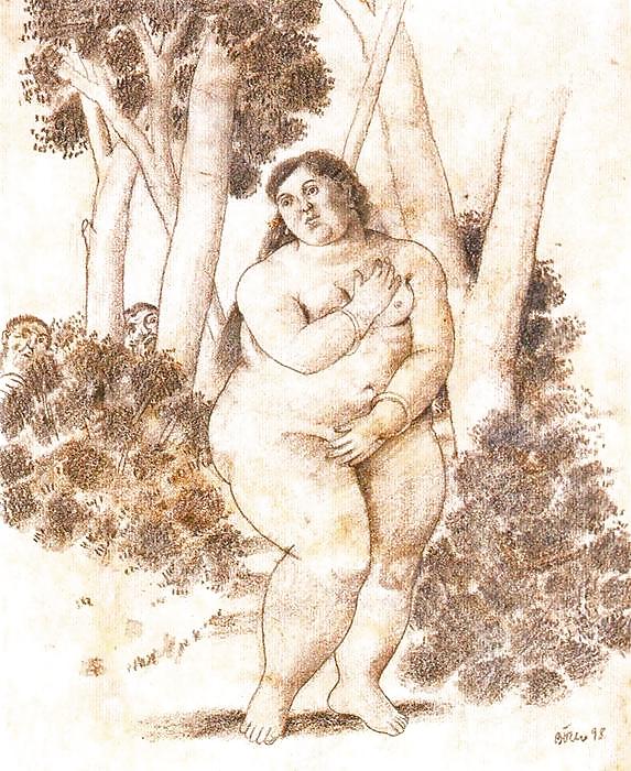 Painted Ero and Porn Art 9 - Fernando Botero #8649968