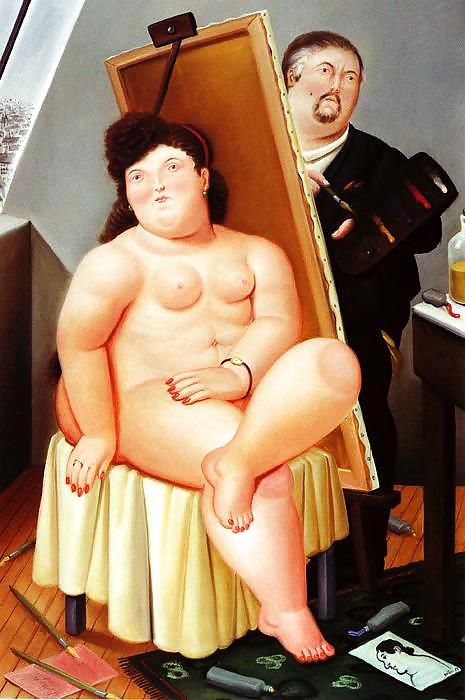 Painted Ero and Porn Art 9 - Fernando Botero #8649974