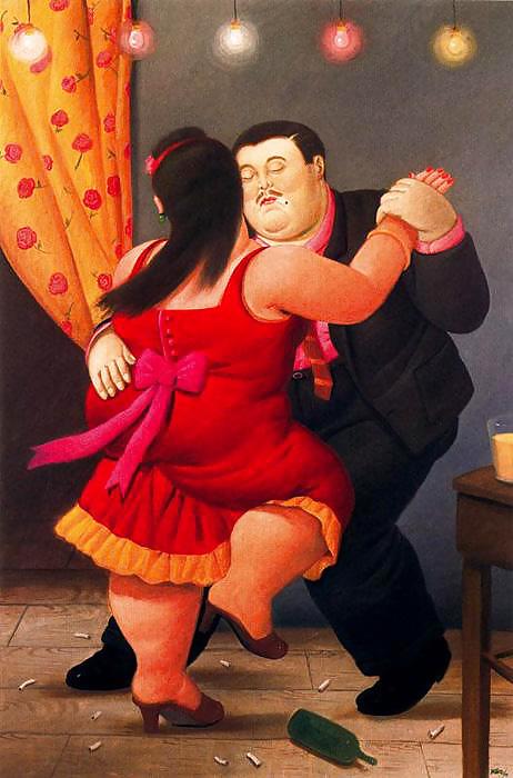 Painted Ero and Porn Art 9 - Fernando Botero #8649987