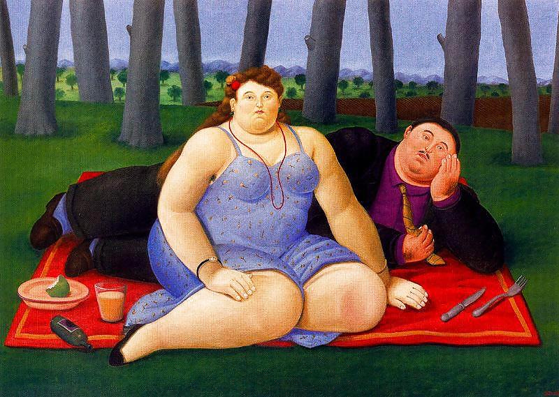 Painted Ero and Porn Art 9 - Fernando Botero #8650016