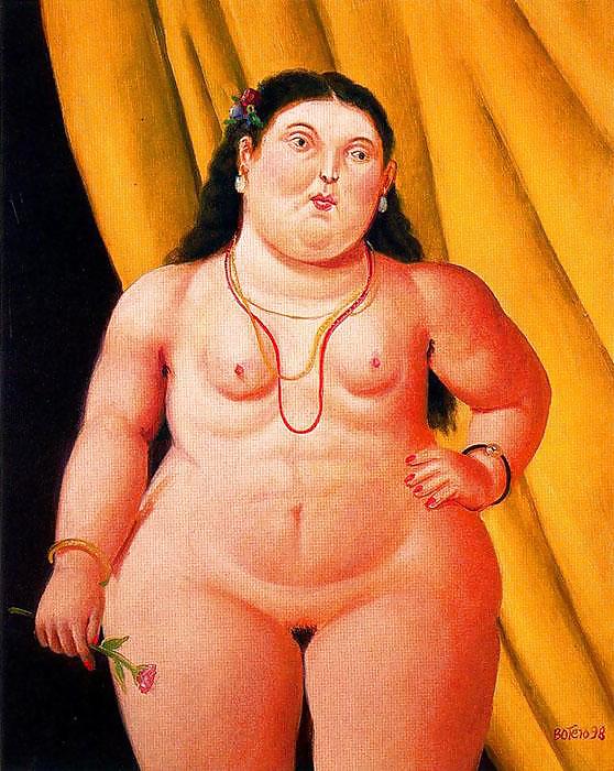Painted Ero and Porn Art 9 - Fernando Botero #8650021