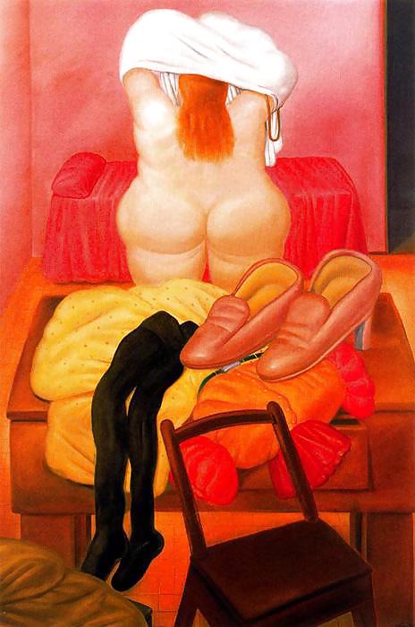 Painted Ero and Porn Art 9 - Fernando Botero #8650031