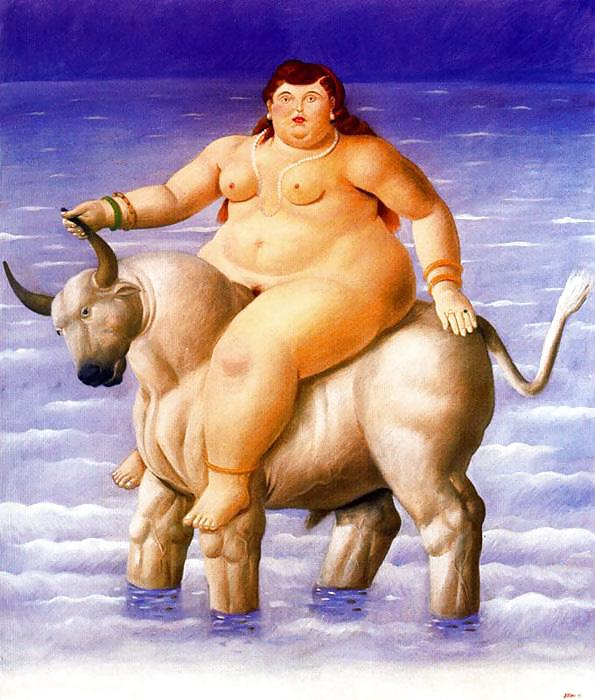 Painted Ero and Porn Art 9 - Fernando Botero #8650054