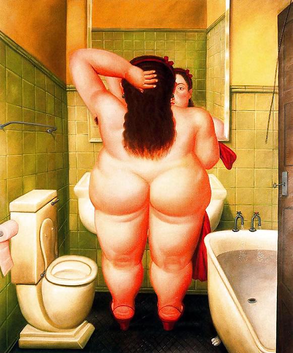 Painted Ero and Porn Art 9 - Fernando Botero #8650060