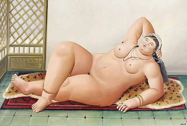 Painted Ero and Porn Art 9 - Fernando Botero #8650074