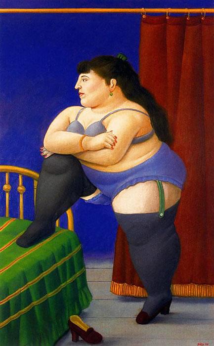 Painted Ero and Porn Art 9 - Fernando Botero #8650098