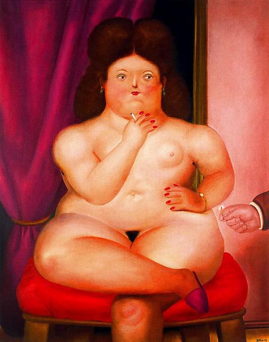 Painted Ero and Porn Art 9 - Fernando Botero #8650117