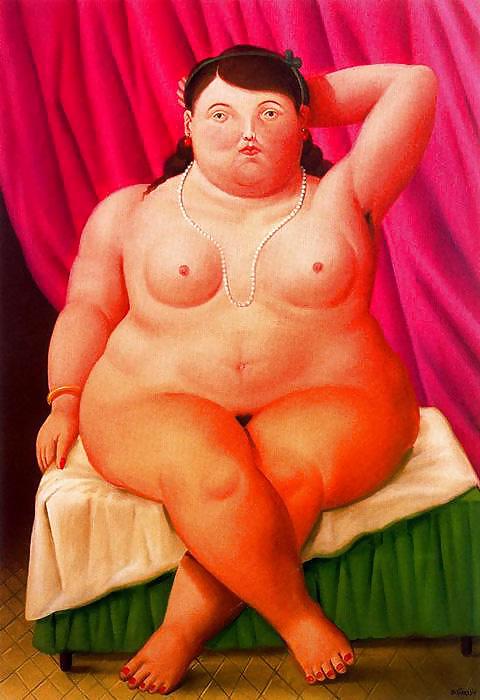 Painted Ero and Porn Art 9 - Fernando Botero #8650127