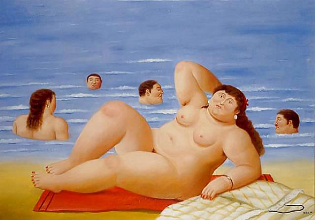 Painted Ero and Porn Art 9 - Fernando Botero #8650145