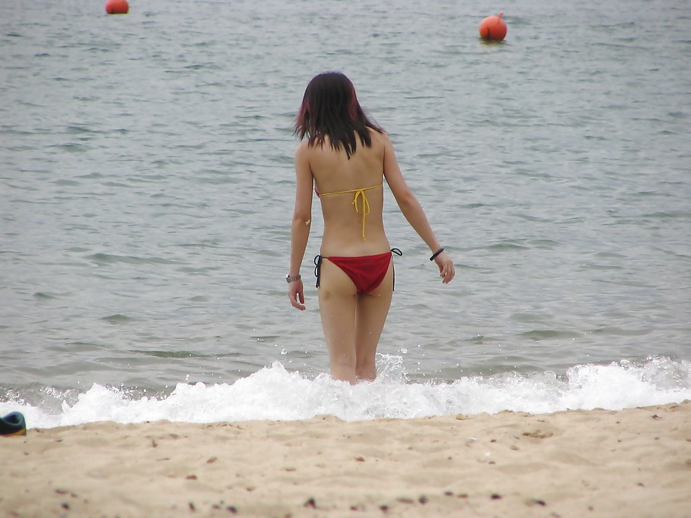 Sweet beach babe from HK #2308046