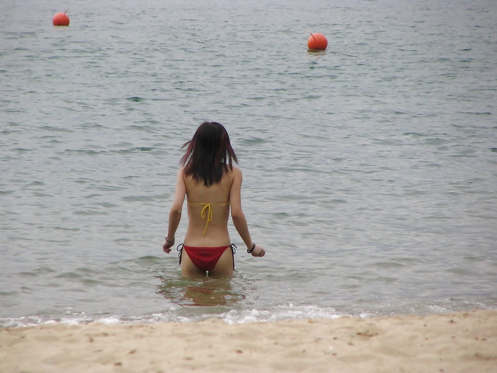 Sweet beach babe from HK #2308134