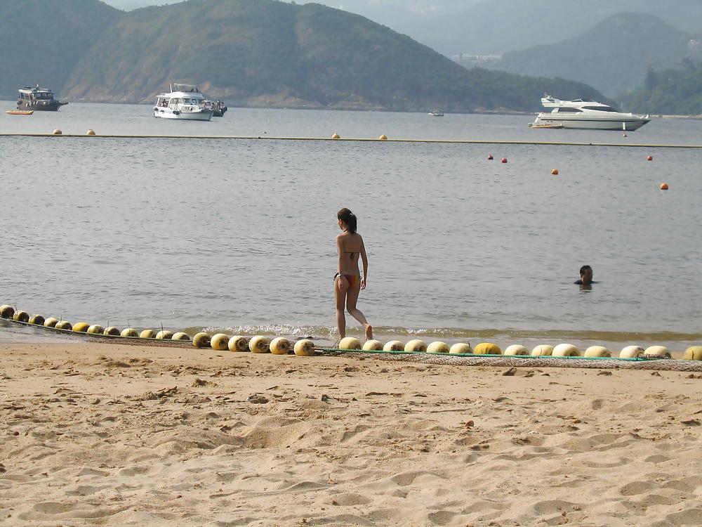 Sweet beach babe from HK #2308163