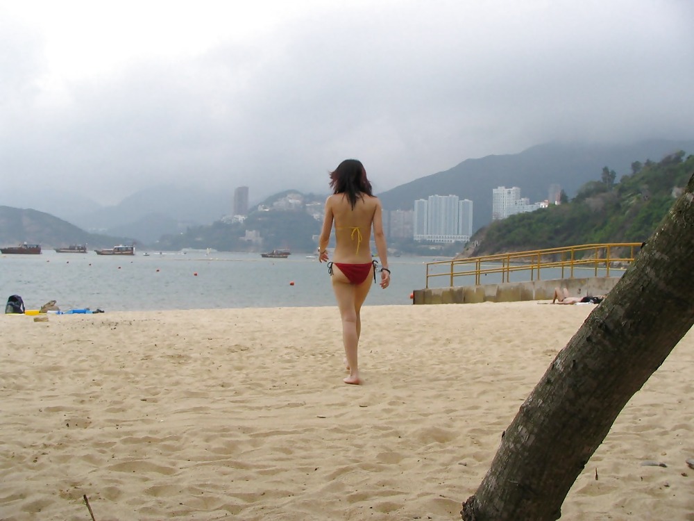 Sweet beach babe from HK #2308375