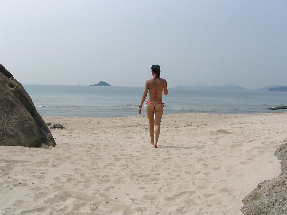 Sweet beach babe from HK #2309085
