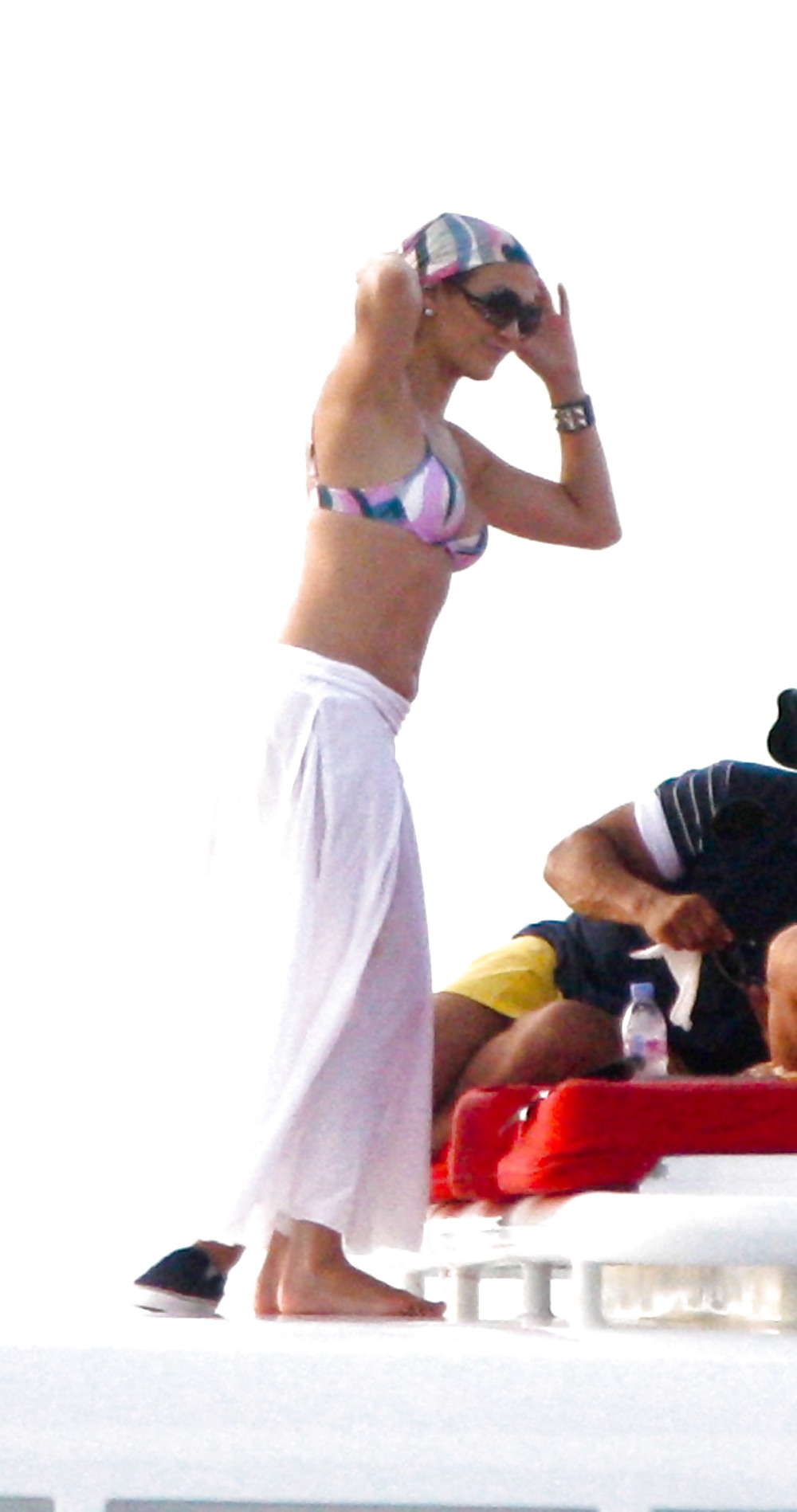 Jennifer Lopez Feiert Ihren Geburtstag In Miami Bikini-Oberteil #5633845