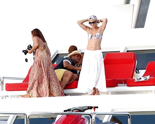 Jennifer Lopez Celebrating her birthday in Miami BIKINI Top #5633855