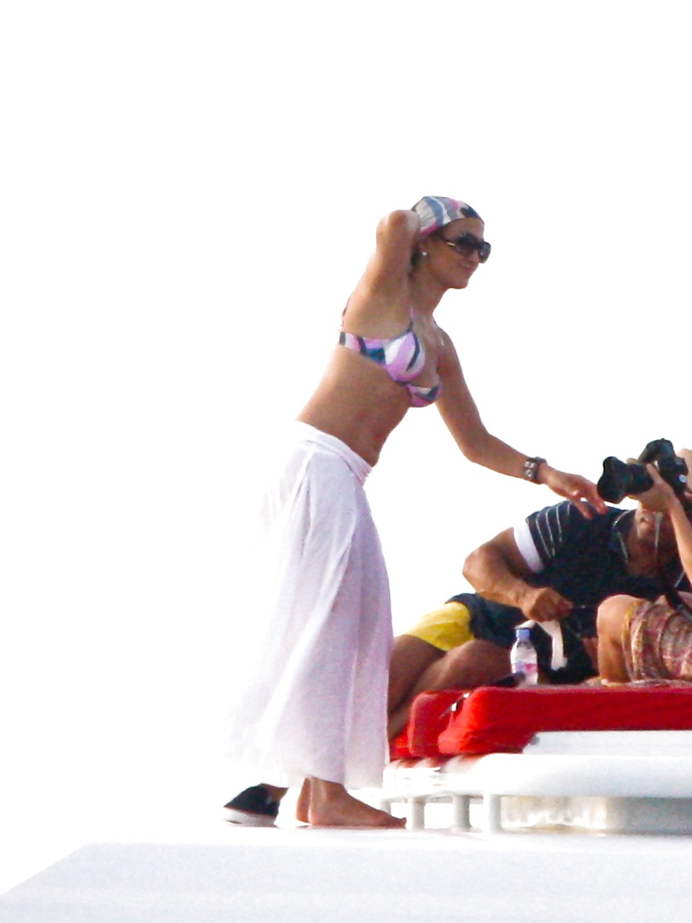 Jennifer Lopez Celebrating her birthday in Miami BIKINI Top #5633983