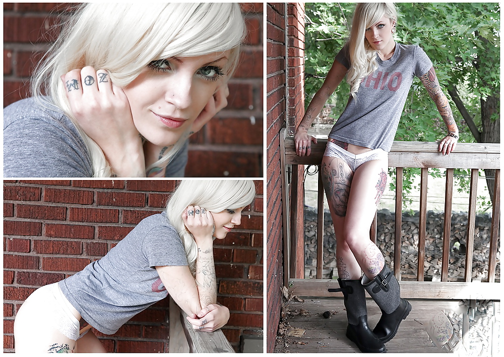 Nearly most perfect blond tattooed teen - Dream Girl #14722960