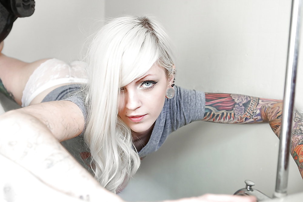 Nearly most perfect blond tattooed teen - Dream Girl #14723020
