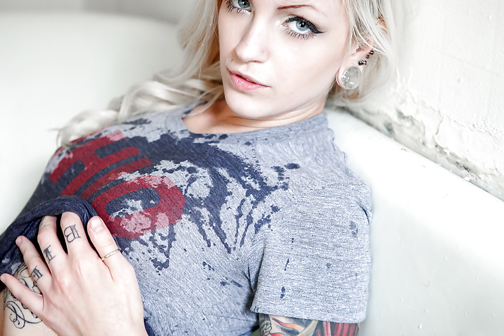 Nearly most perfect blond tattooed teen - Dream Girl #14723048