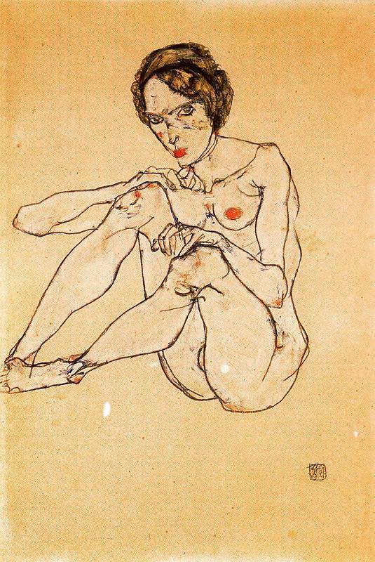 Drawn Ero and Porn Art 30 - Egon Schiele #8368591