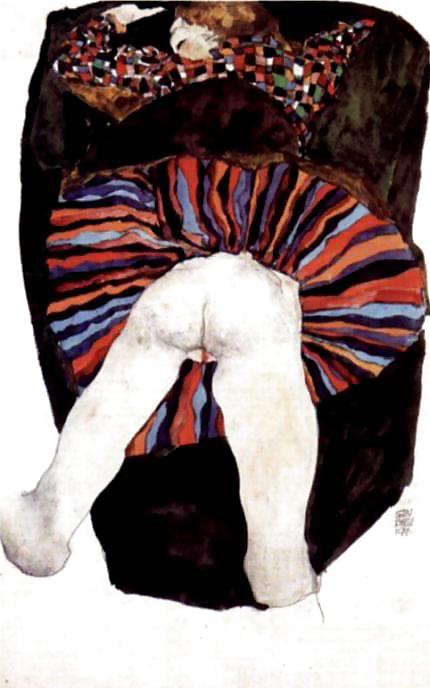 Drawn Ero and Porn Art 30 - Egon Schiele #8368616