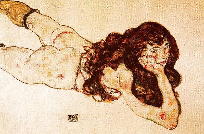 Drawn Ero and Porn Art 30 - Egon Schiele #8368659
