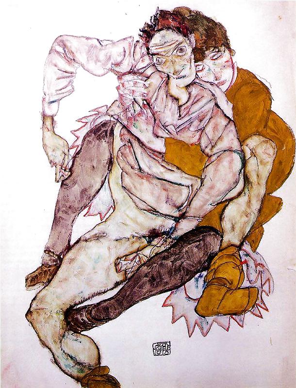 Drawn Ero and Porn Art 30 - Egon Schiele #8368667