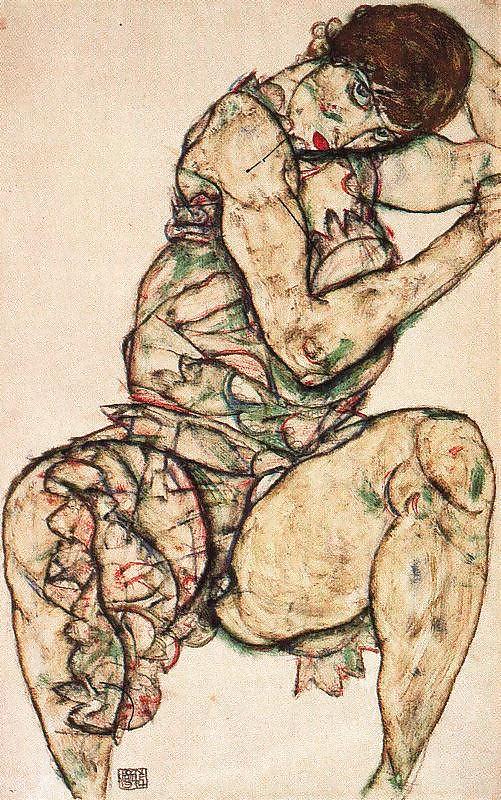 Drawn Ero and Porn Art 30 - Egon Schiele #8368680