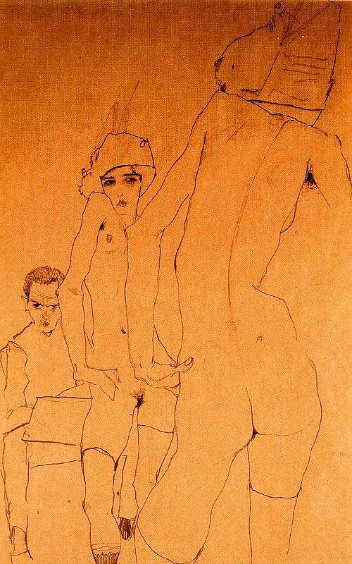 Drawn Ero and Porn Art 30 - Egon Schiele #8368765