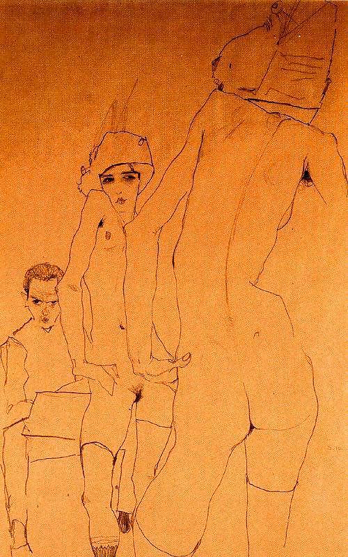 Dibujo de arte erótico y porno 30 - egon schiele
 #8368765