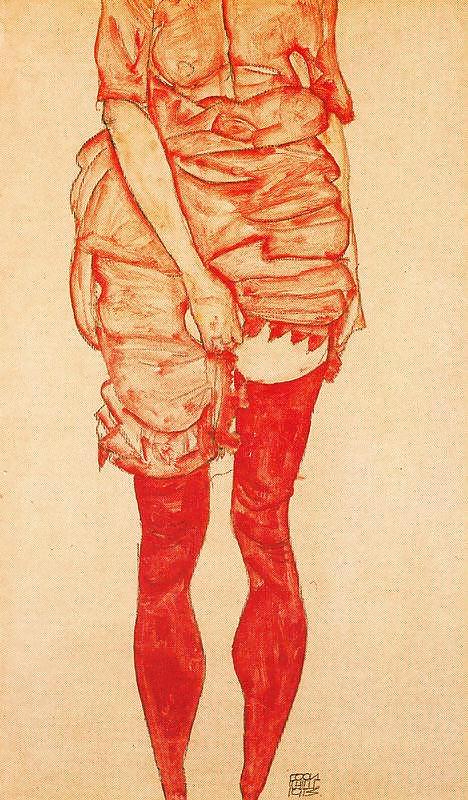 Dibujo de arte erótico y porno 30 - egon schiele
 #8368772