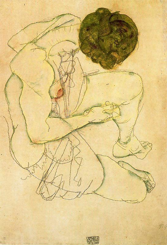 Drawn Ero and Porn Art 30 - Egon Schiele #8368813