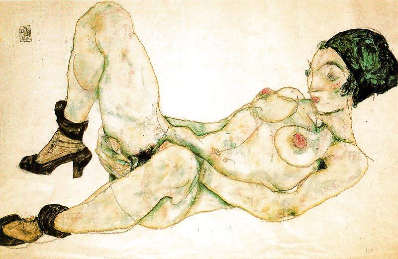 Gezeichnet Ero Und Porno Kunst 30 - Egon Schiele #8368888