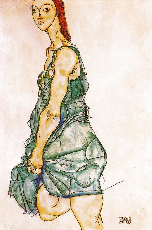 Dibujo de arte erótico y porno 30 - egon schiele
 #8368894